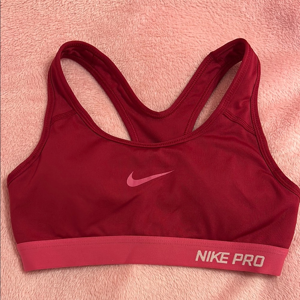 Nike Pro Women's Red Sports Bra